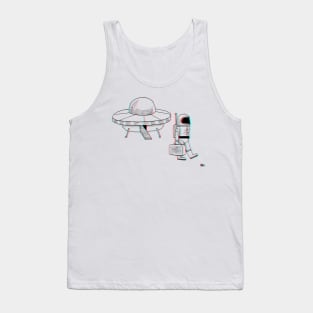 3D Space Adventure Tank Top